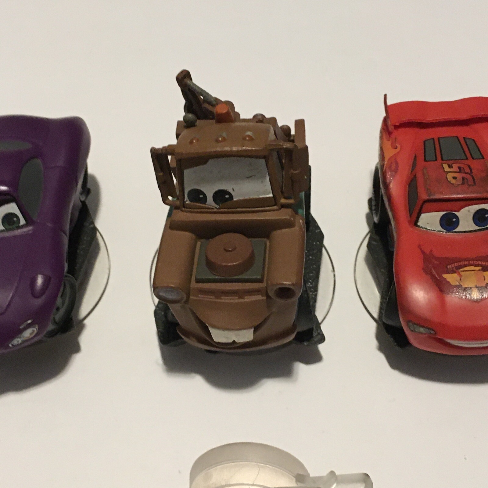 Disney infinity Figures CARS Lot Of 3 + Playset Crystal