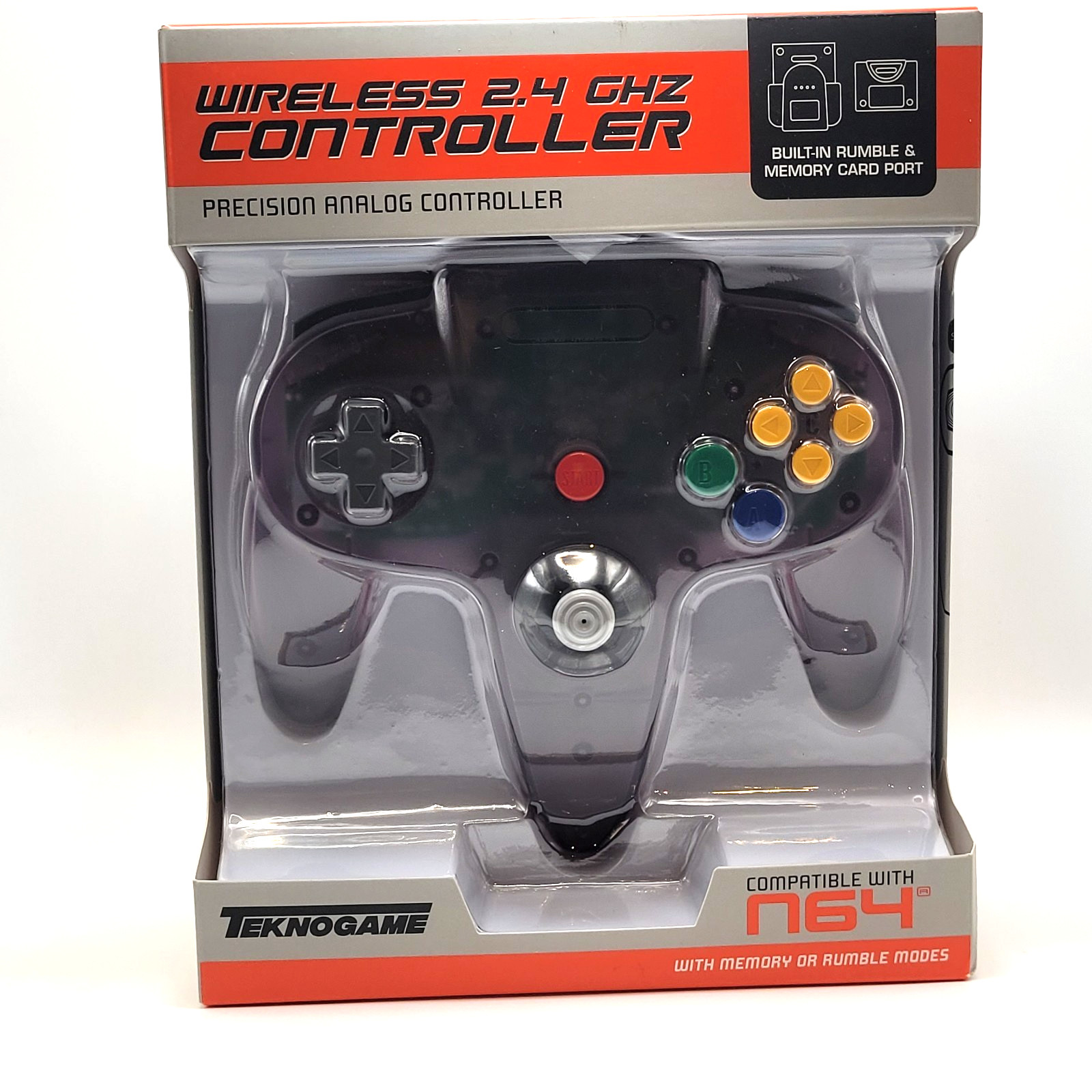Nintendo 64 Wireless Controller 2.4 Ghz for N64 – TeknoGame® – Atomic Purple