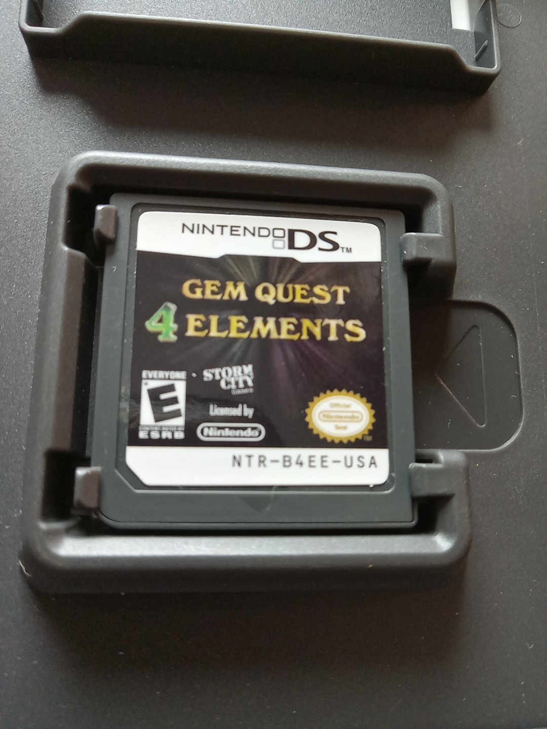 Gem Quest: 4 Elements (Nintendo DS) Authentic Game Cartridge Cib Tested