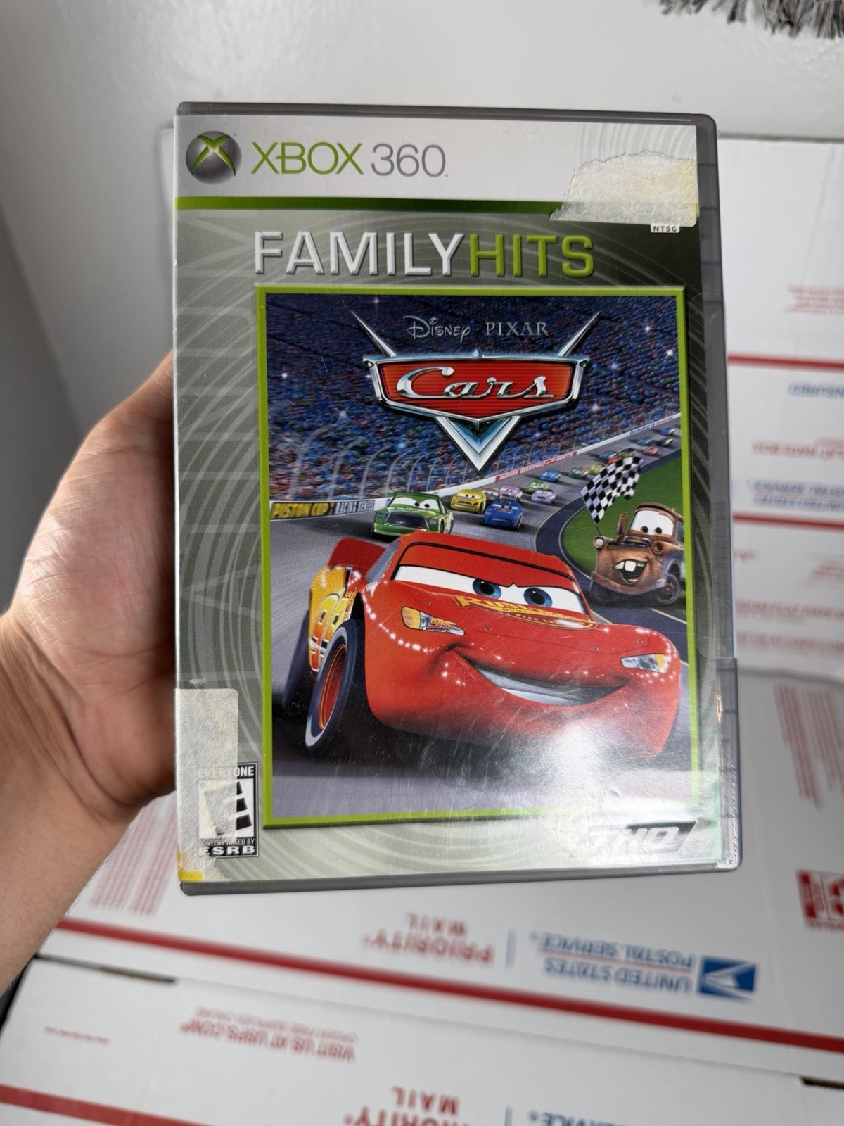 Disney Pixar Cars Family Hits Microsoft Xbox 360 Complete W/ Manual CIB Tested