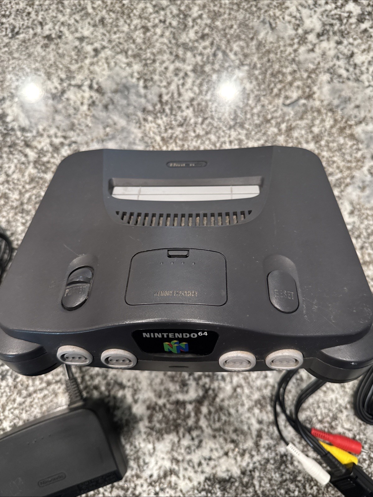 Nintendo N64 System Console Power Pak AV Cable Only Tested/Working