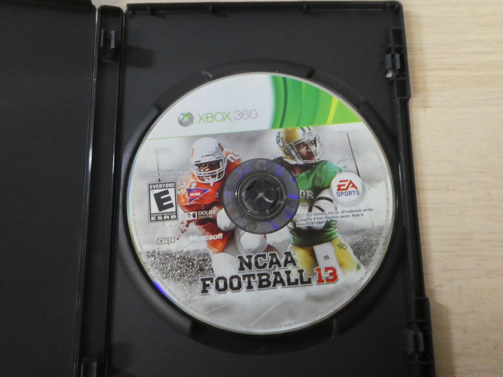 NCAA Football 13 Microsoft Xbox 360 2013 Disc Only