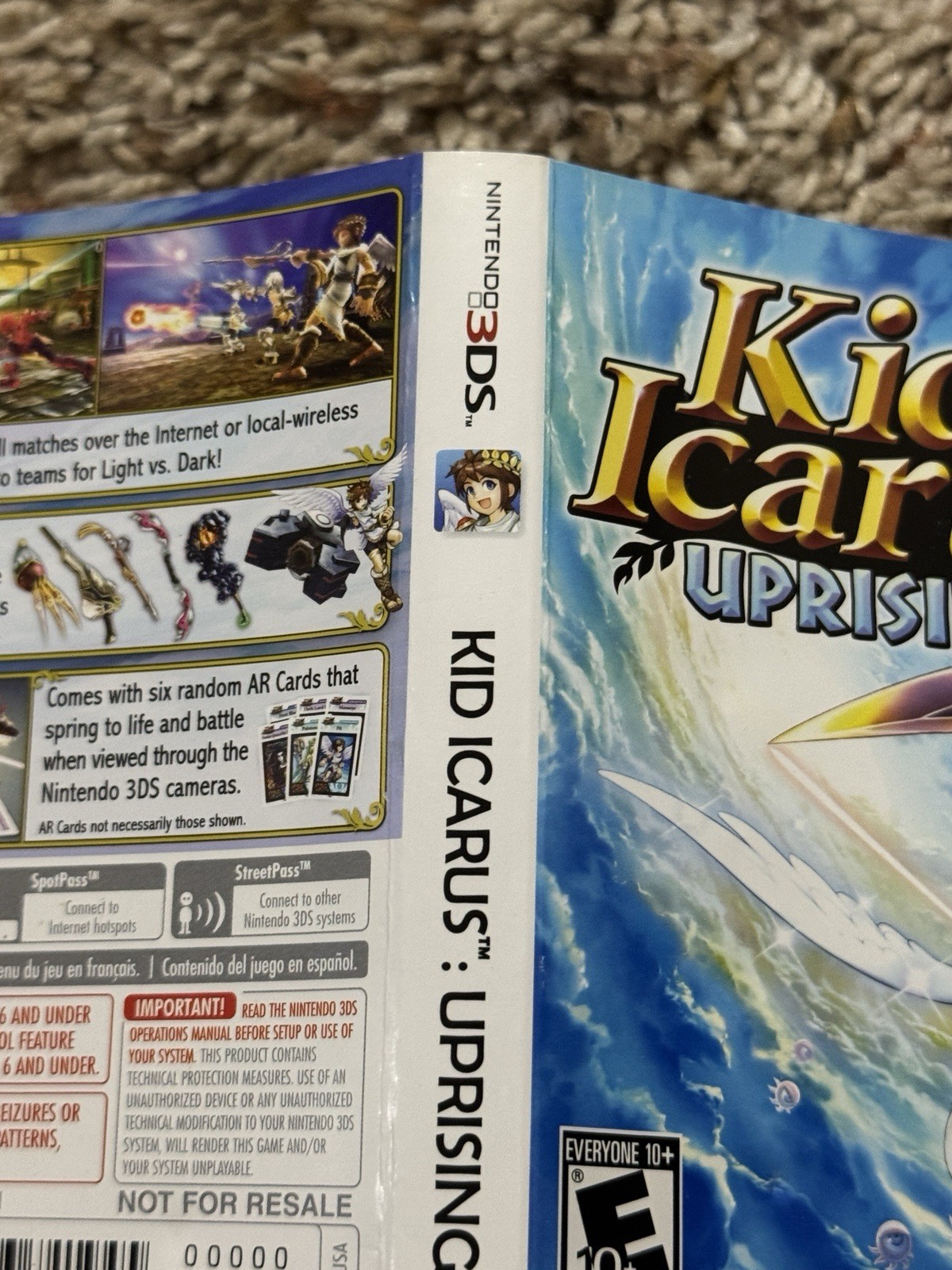 Kid Icarus: Uprising – Nintendo 3DS, USA Version, Rare