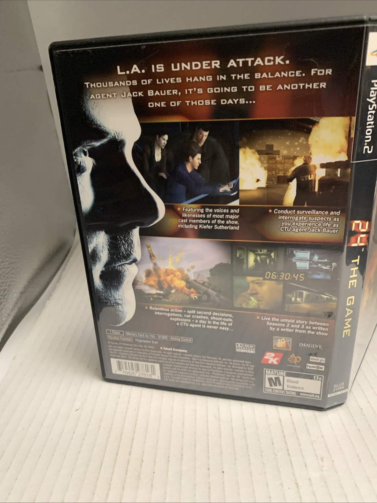 24 The Game – Sony Playstation 2 Pristine Condition See Pics PS2 More In Store