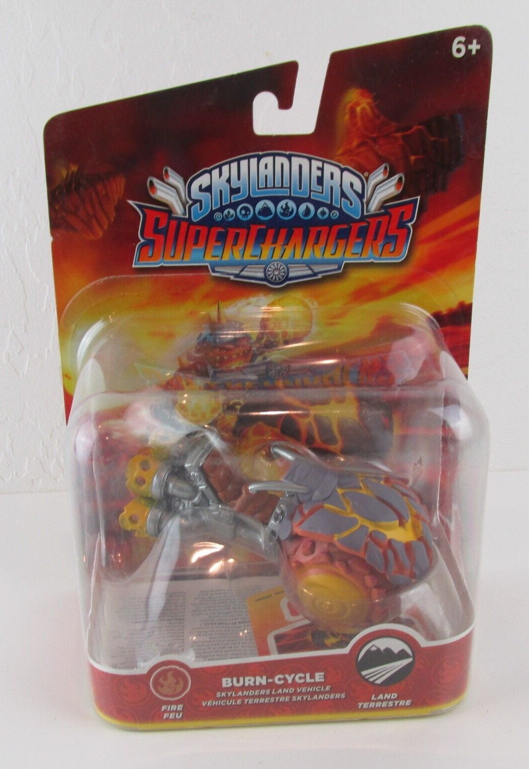 Skylanders SuperChargers Burn Cycle Video Game Figure Vehicle Brand New Sealed
