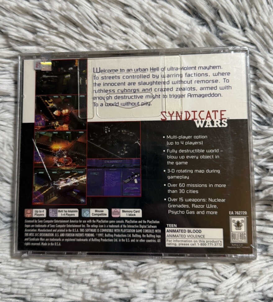 Syndicate Wars PS1 Sony PlayStation 1 Brand New Sealed