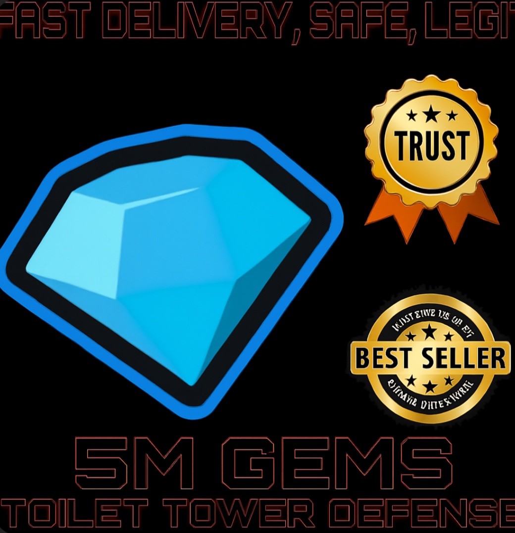 💎GEMS TTD | 5M – 10M – 15M – 25M – 50M | Toilet Tower Defense |CHEAP & FAST!🔥