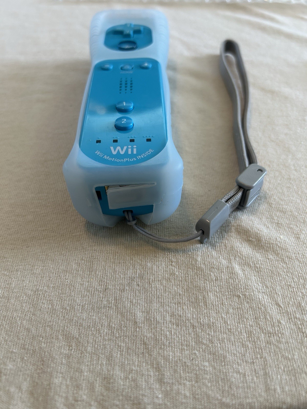 MotionPlus Blue Wireless w/ Wrist Strap & Silicone Sleeve *CLEANED* *TESTED*