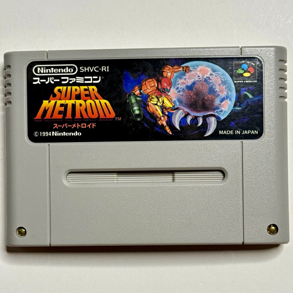 Super Metroid Nintendo Super Famicom SFC Japanese Import Cartridge SHVC-RI