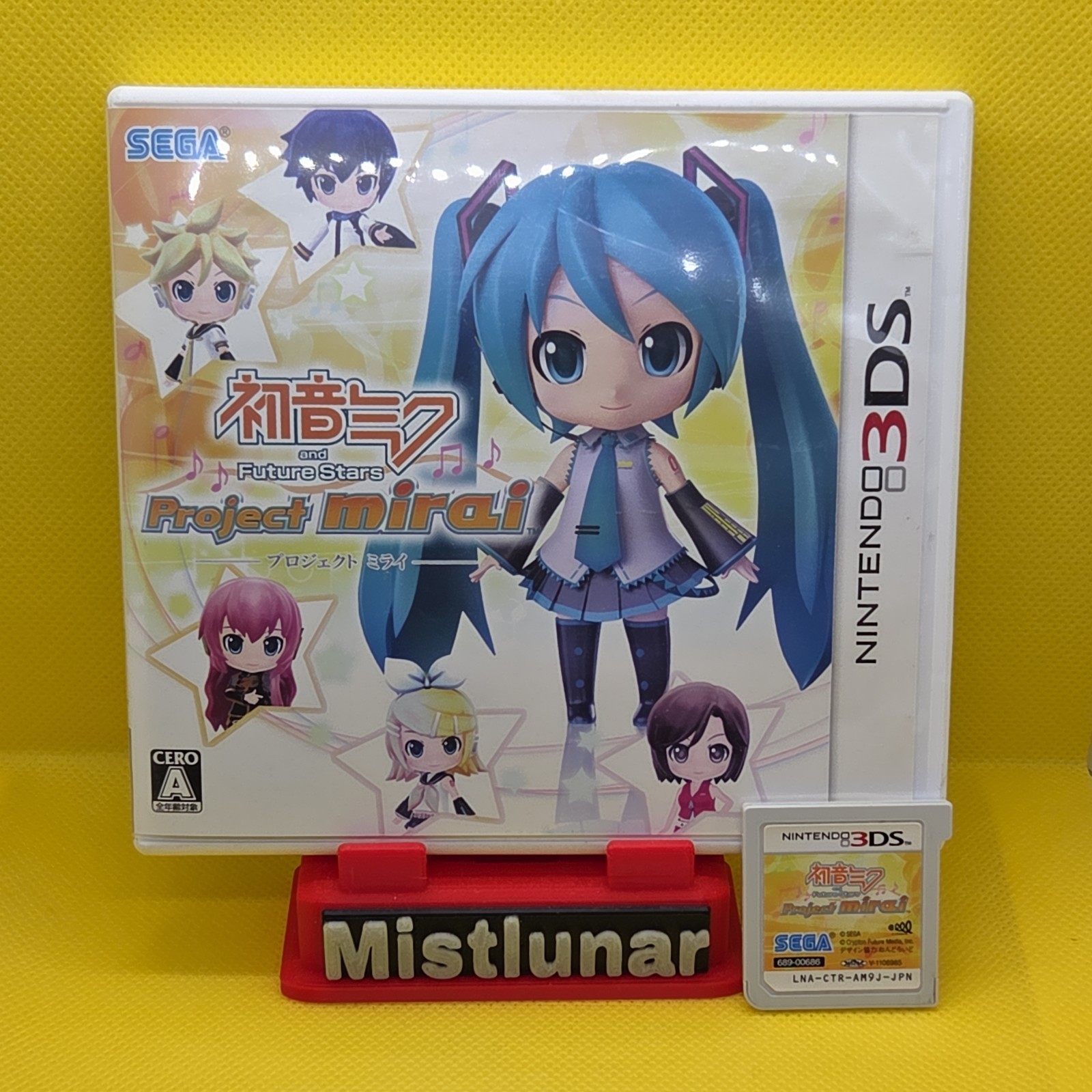 Hatsune Miku and Future Stars: Project Mirai (Nintendo 3DS) CIB with Cards Japan