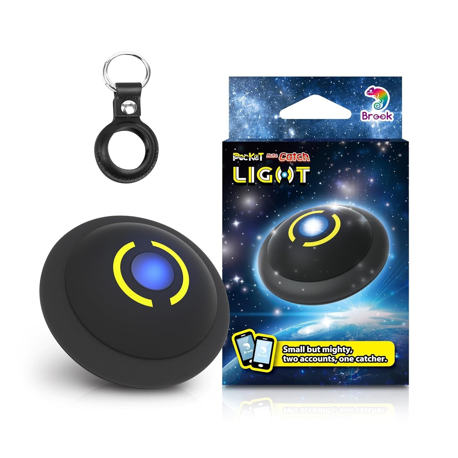 Brook Portable Auto Catch Light – Dual Accounts, Smallest Pocket Monster Pendant