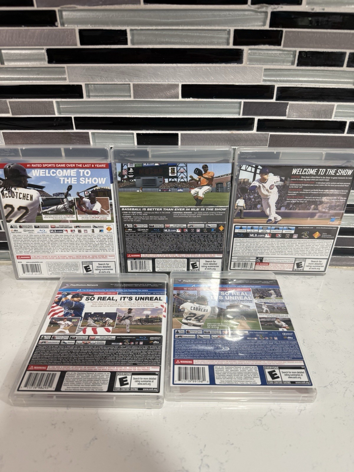 PS3 MLB The Show 12 13 14 15 16 PlayStation 3 Baseball Game Lot – Tested