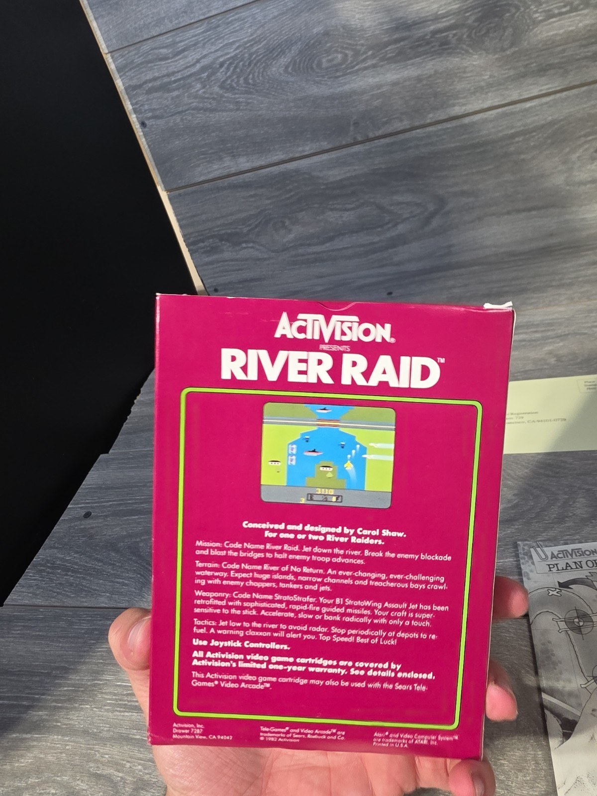 River Raid (Atari 2600) CIB Complete In Box W/ Manuals & Inserts – Tested