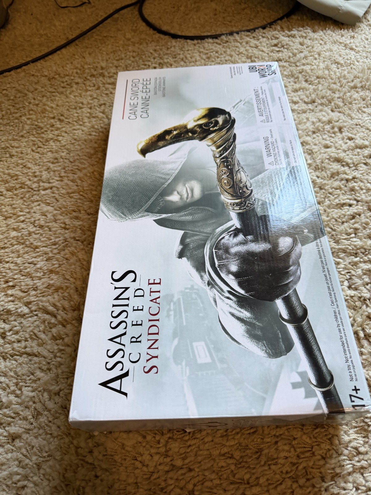 Assassin’s Creed Syndicate Jacob Frye Cane Sword Replica, Official Ubisoft, NEW
