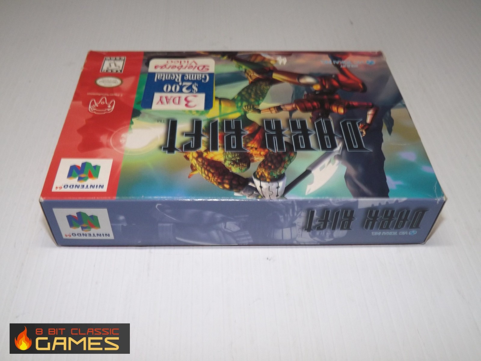 AUTHENTIC! Dark Rift – GAME & BOX – NINTENDO 64 – 77a