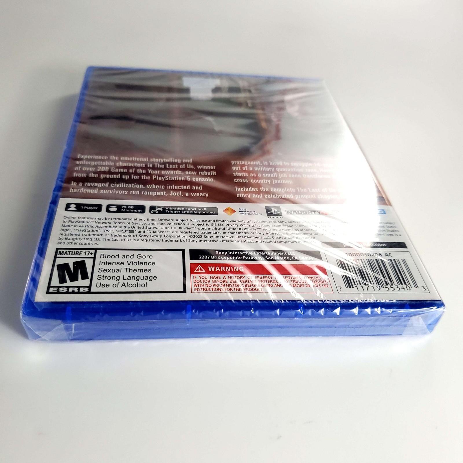 (Sealed) The Last Of Us Part I – Sony Playstation 5 PS5 1Y Guarantee
