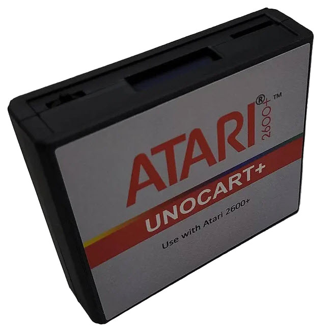 Unocart+ for Atari 2600+ 2600 Games Only Multi-Cart SD Cart Black Yellow