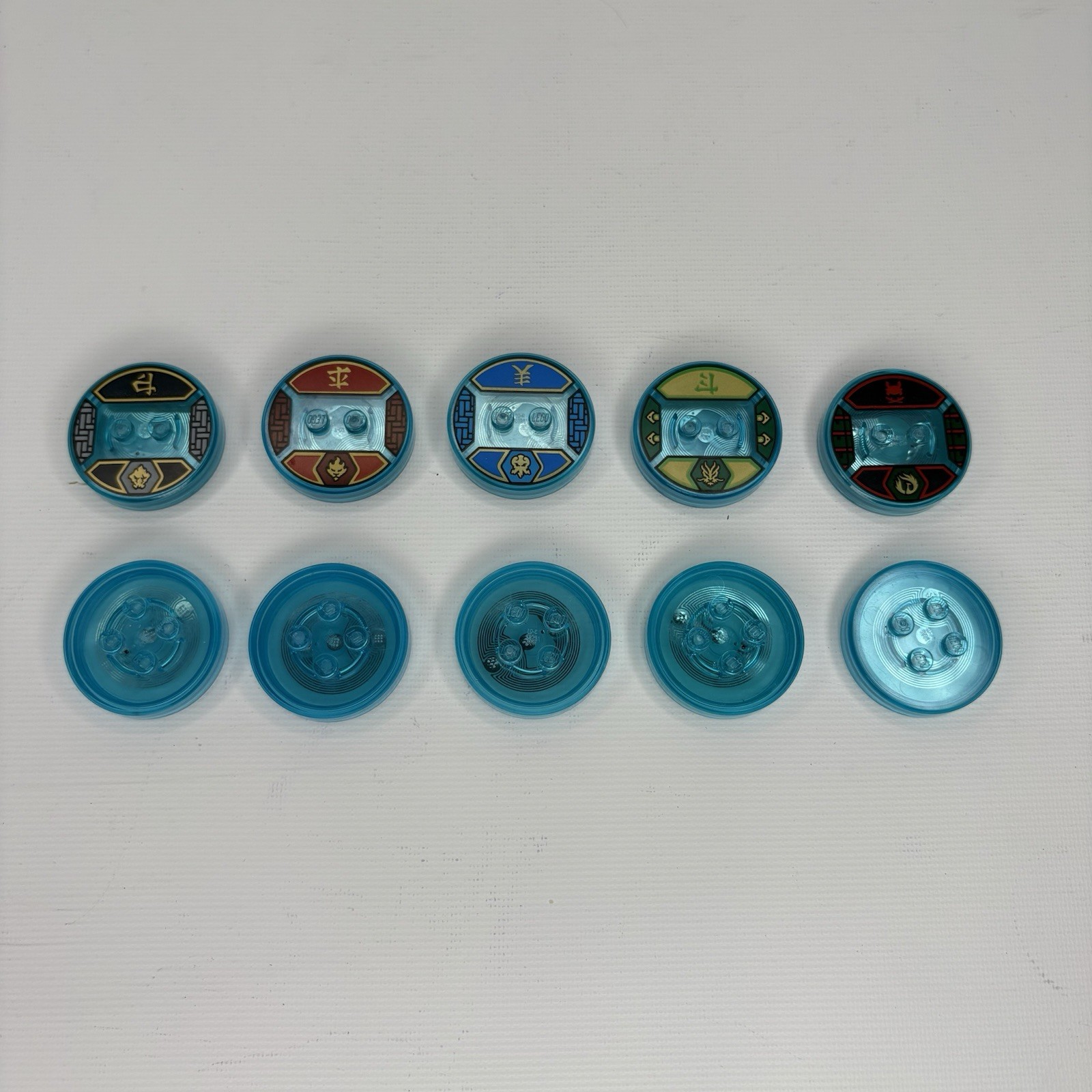 LEGO Dimensions NINJAGO Tags Only – Lot of 10 – Jay, Lloyd, Kai, Naya, and More