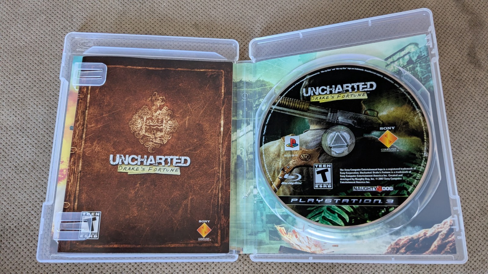 Uncharted 1 & 2 PS3 Signed / Autographed By Writer Neil Druckmann