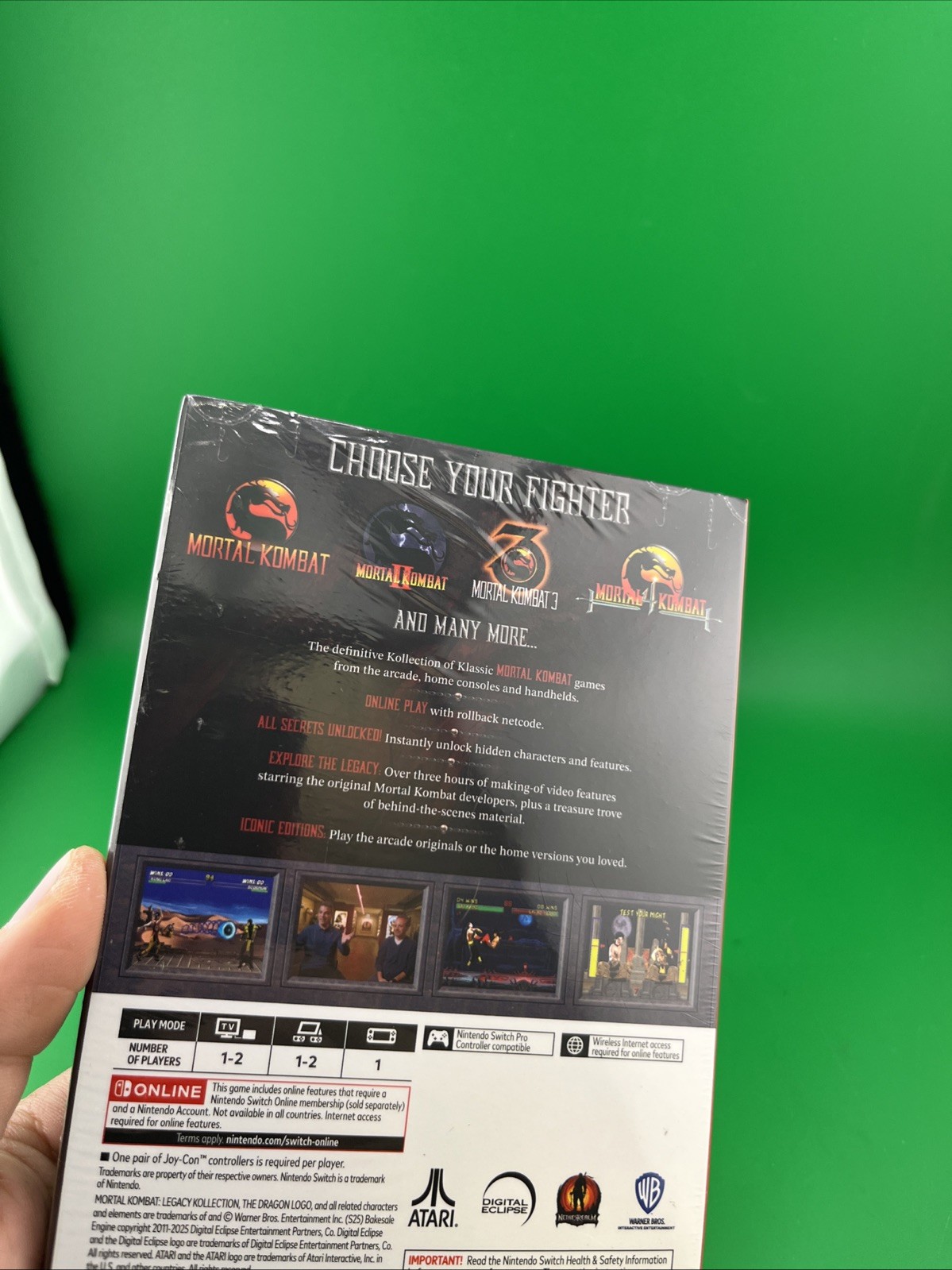 Mortal Kombat Legacy Kollection – Nintendo Switch New Factory Sealed