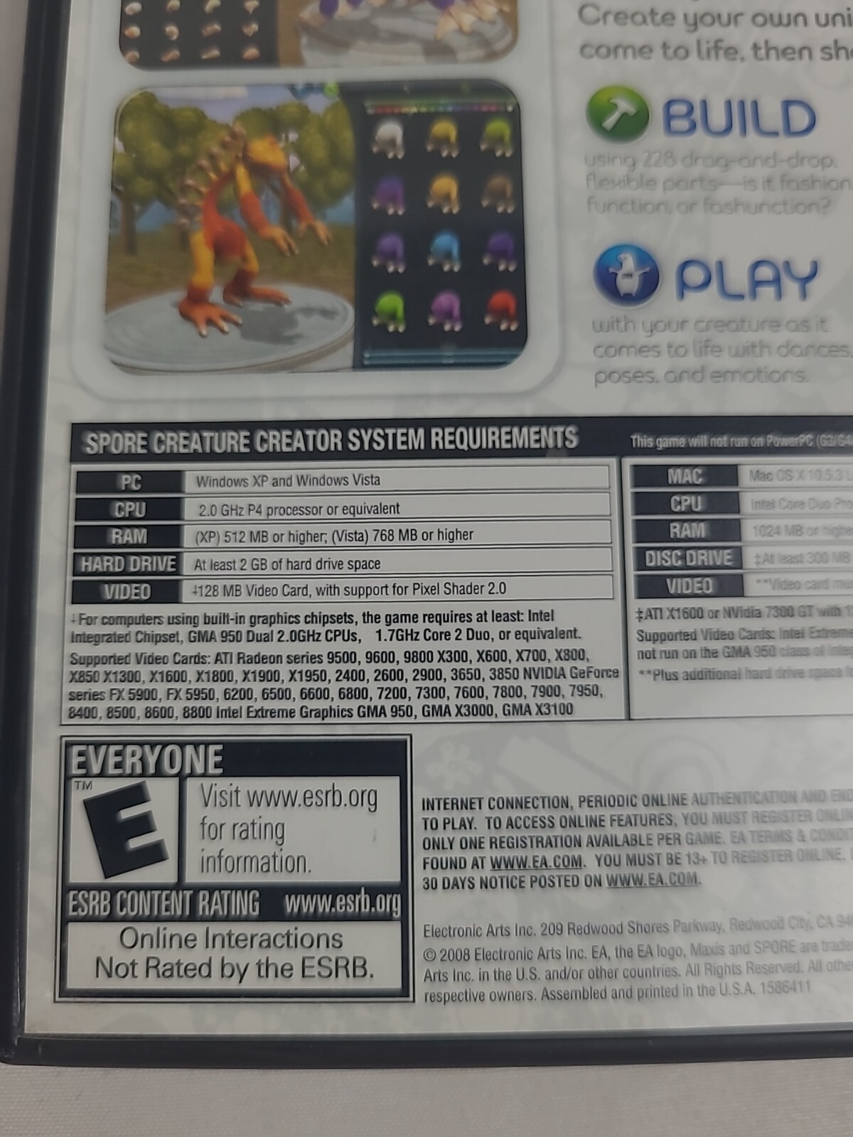 Spore Creature Creator (Windows/Mac, 2008)