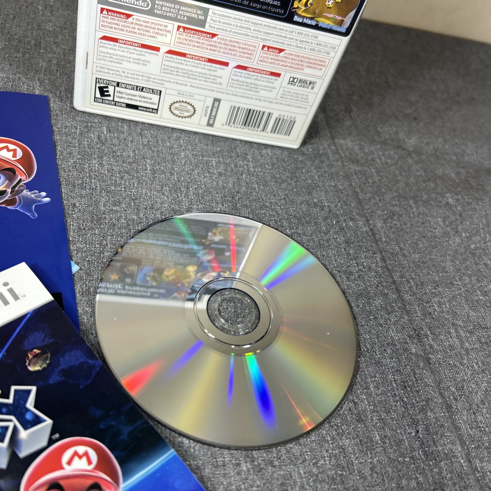Super Mario Galaxy (Nintendo Wii, 2007) CIB Nice Condition Clean