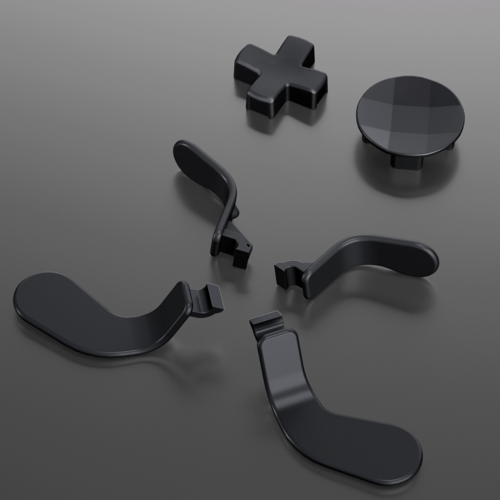 Metal Paddle Thumbsticks D-pad Swappable Part for Xbox Elite Series 2 Controller