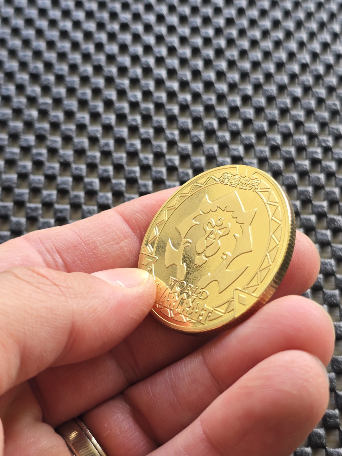 World Of Warcraft Coin Medal Card Alliance Series Rare Promo Blizzard [Gul’Dan]