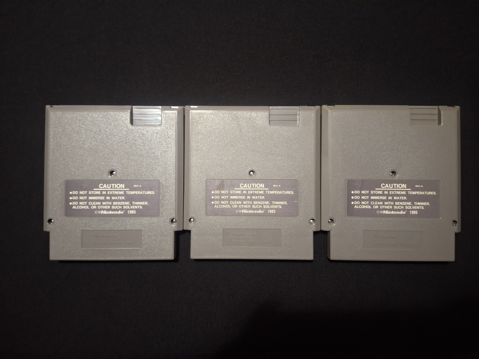 Tecmo Ninja Gaiden I-III NES Game Cartridges Lot NTSC-U/C (US/Canada)