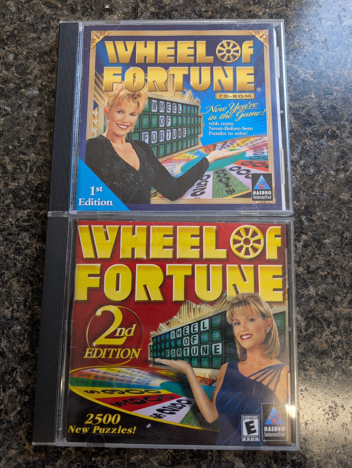 Wheel of Fortune CD-ROM (PC, 1998) + 2nd Edition (2000) Complete