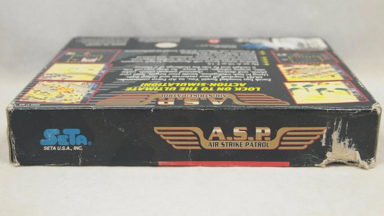 A.S.P. Air Strike Patrol (Super Nintendo | SNES) Authentic BOX ONLY