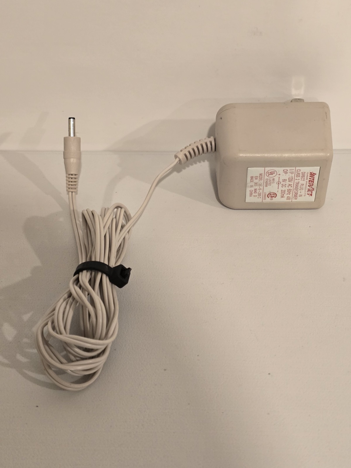 Interact Gameboy Charger Direct Plug In Class 2 Transformer AC Adapter