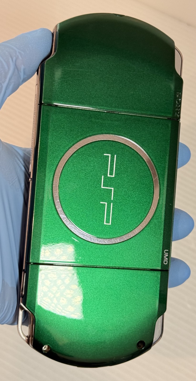 Sony PSP-3000 PSP 3000 Console Green Rare Color Region free – Excellent