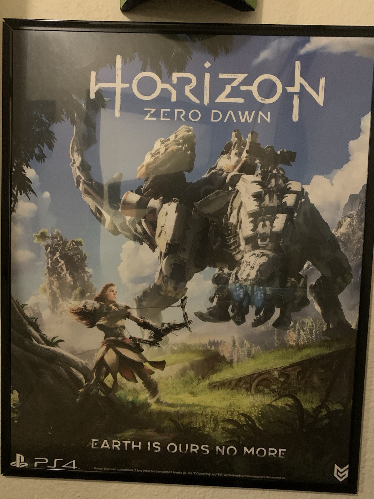 Horizon PS4 Aloy double-sided poster FRAMED 20” x 14“￼