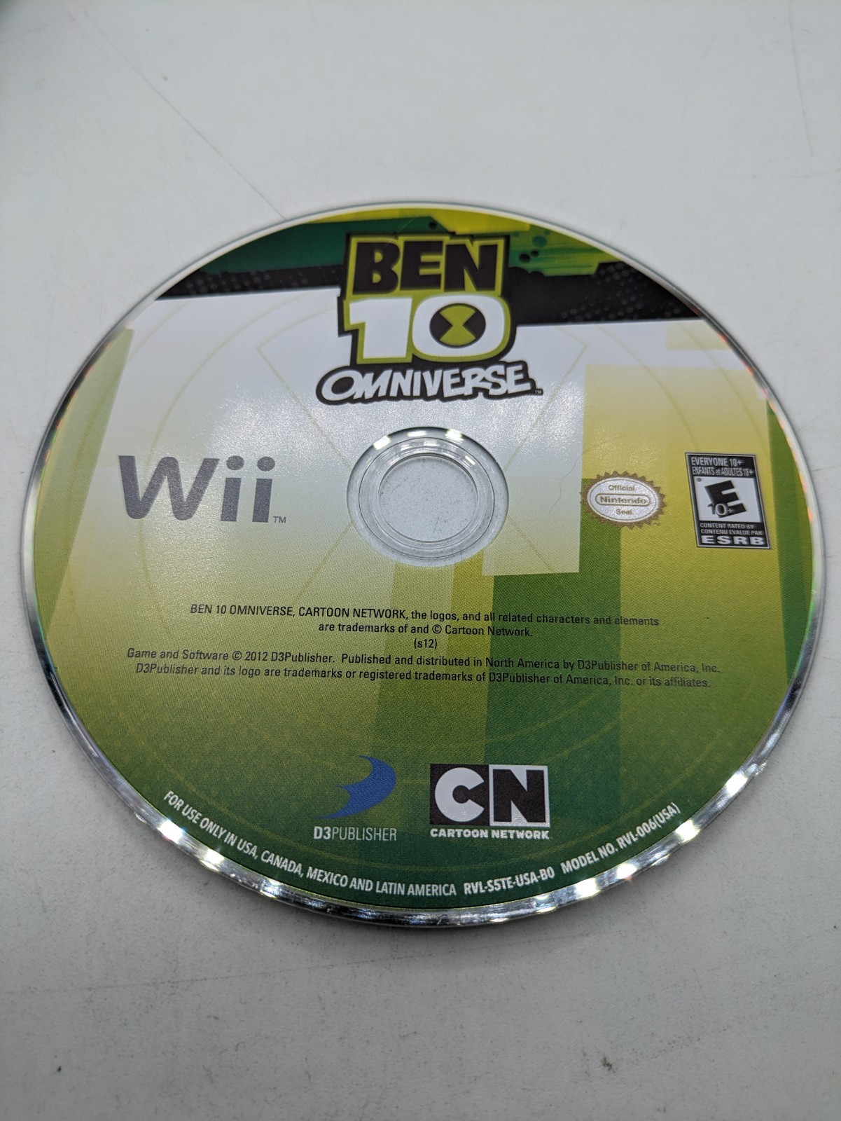 Ben 10: Omniverse (Nintendo Wii, 2012) – DISC ONLY
