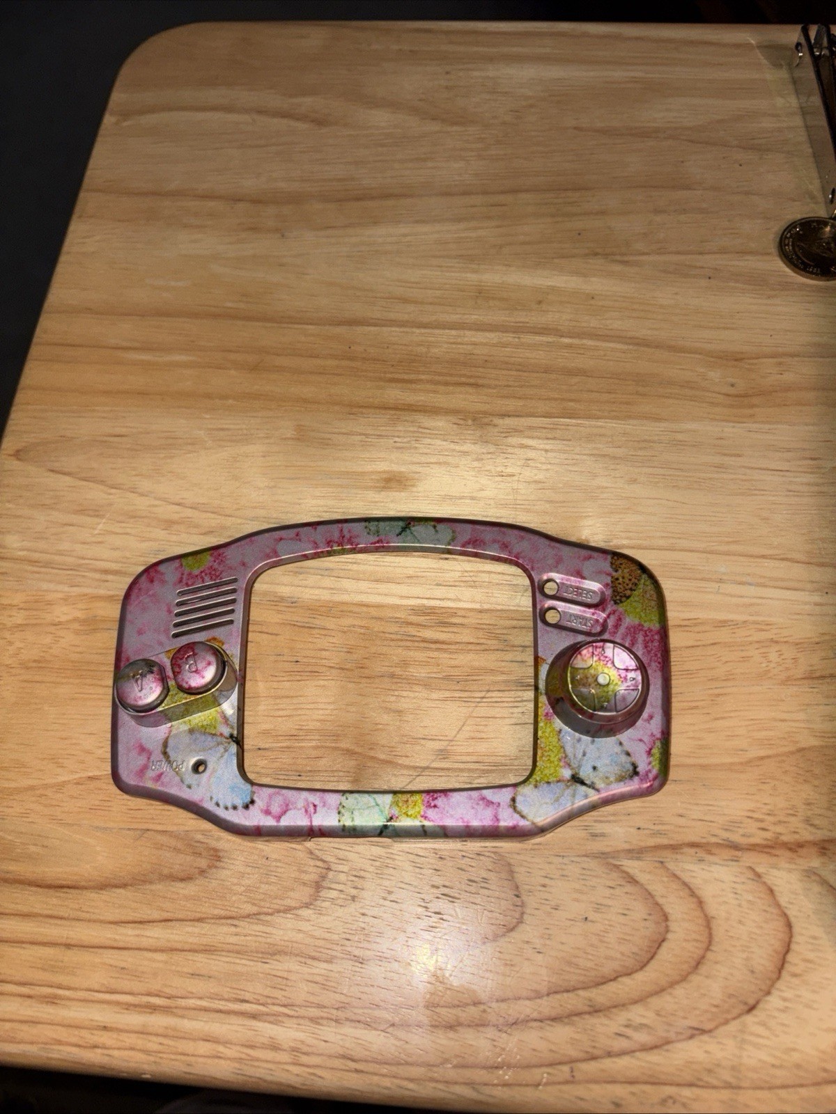 GBA hard shell marbelized multi-color case