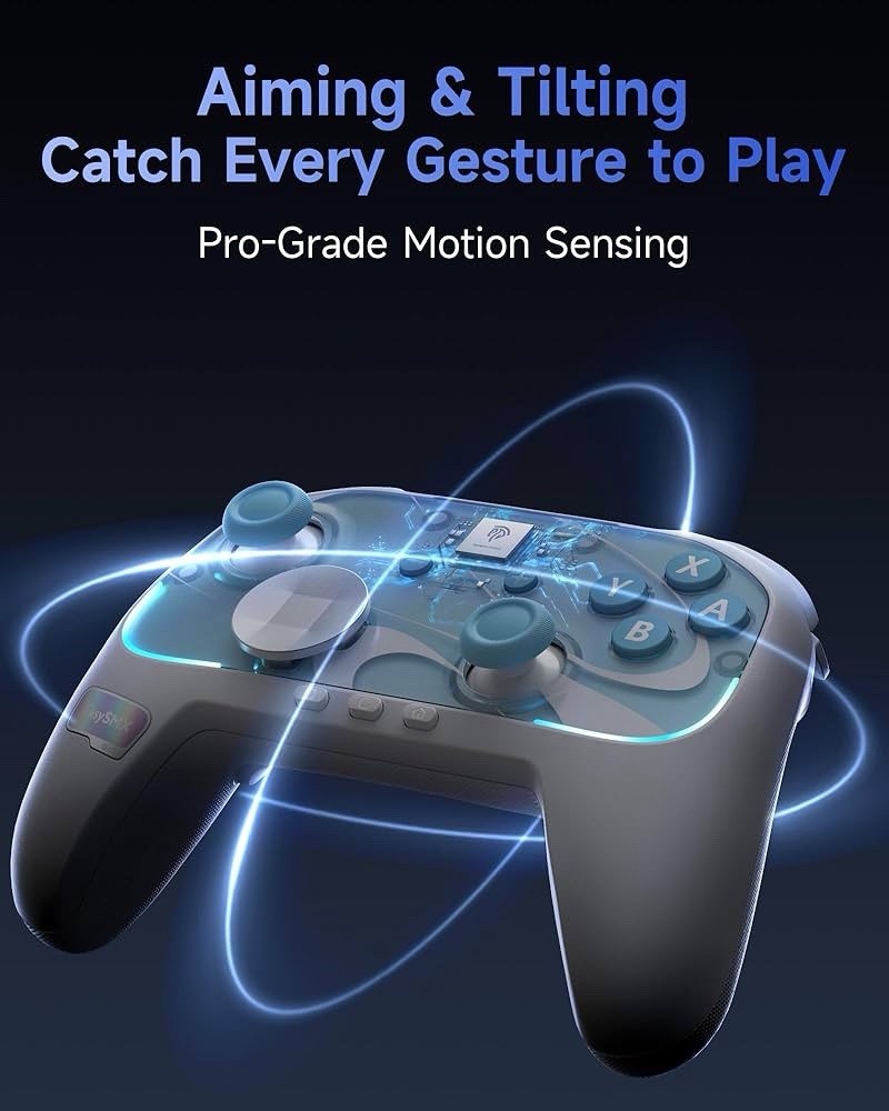 EasySMX S10 Wireless Gaming Controller Nintendo Switch 2 PC iOS Android White