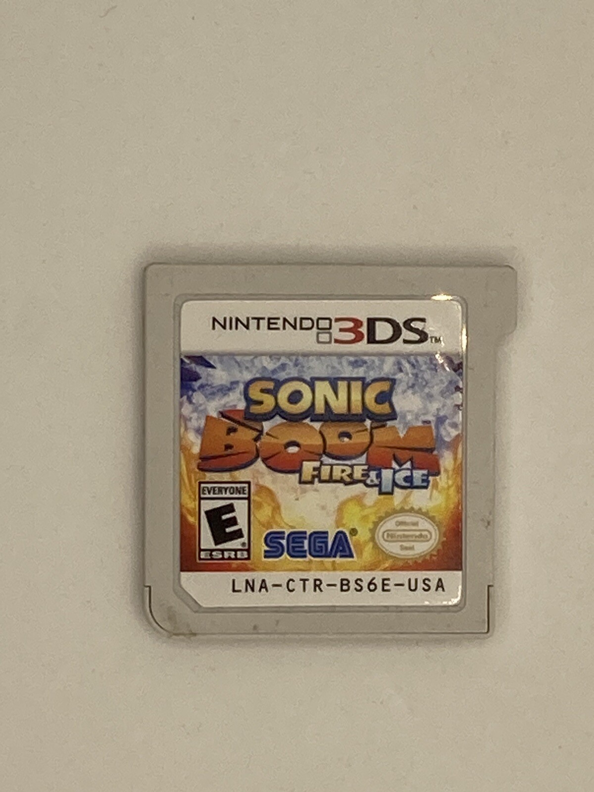 Sonic Boom: Fire & Ice (Nintendo 3DS, 2016) Cartridge Only