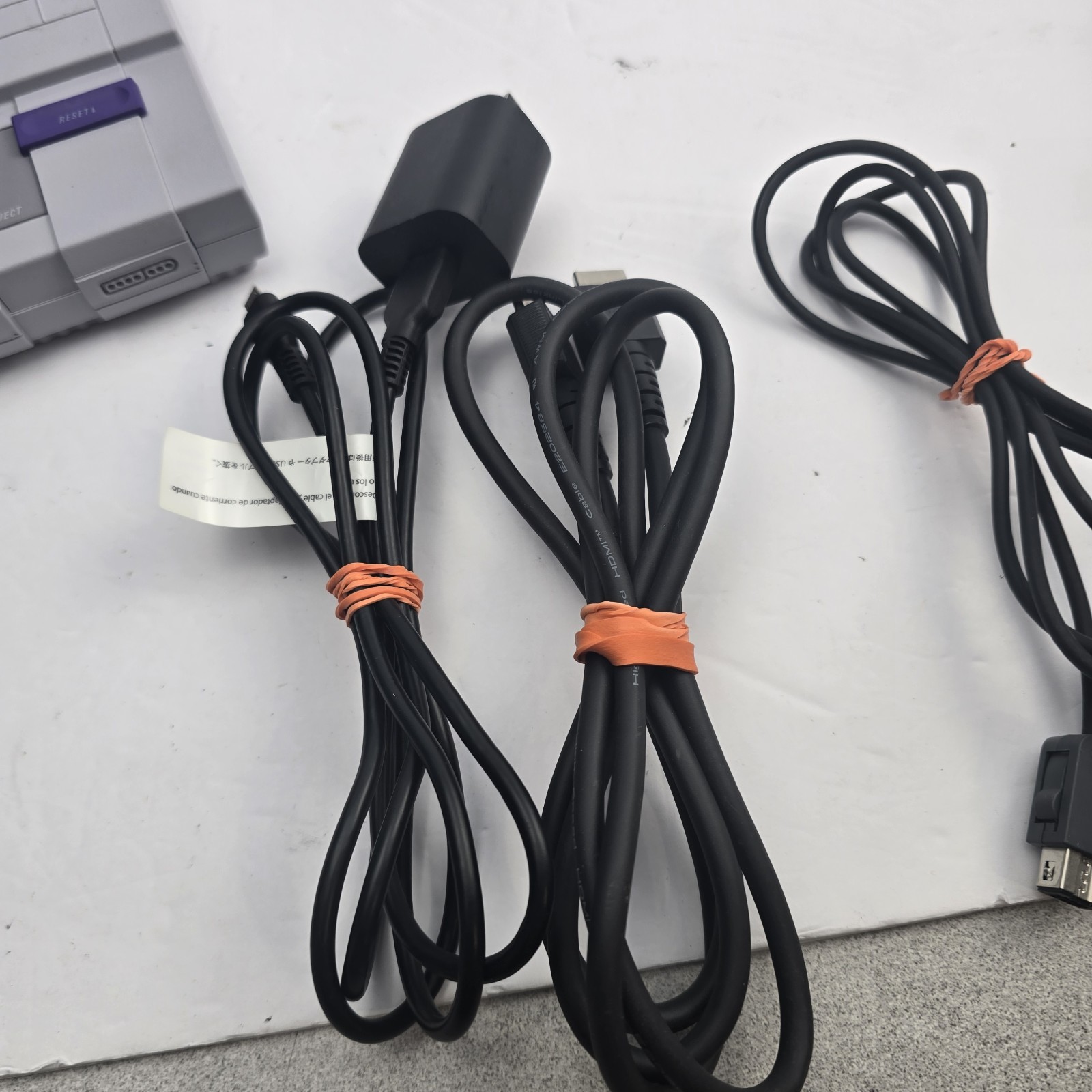 Nintendo SNES Classic Edition Mini Console 2 Controllers HDMI Power Cables