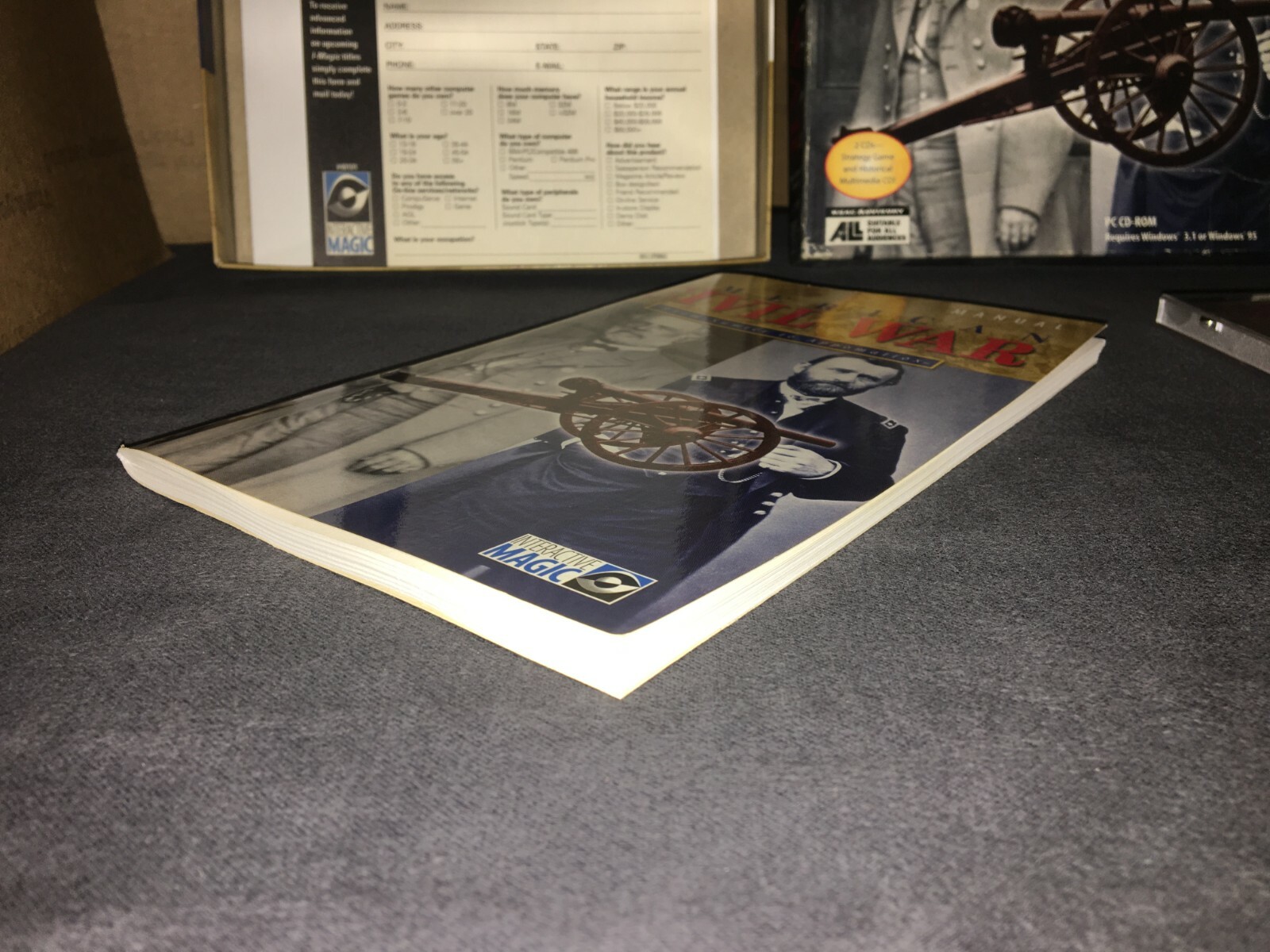 AMERICAN CIVIL WAR FROM SUMTER TO APPOMATTOX – PC CD-ROM Game Windows 3.1 / 95