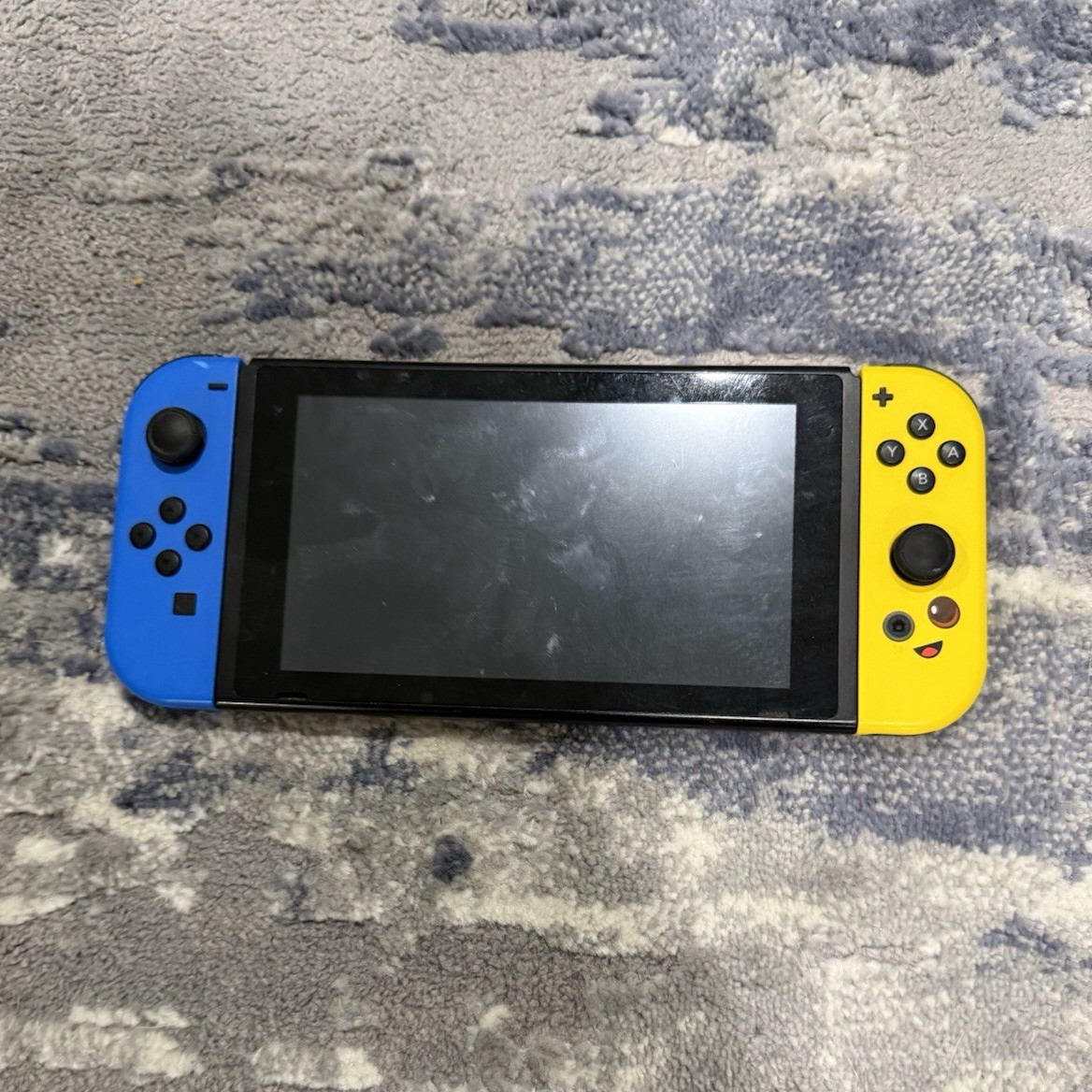 Nintendo Switch HAC-001 32GB 720p w/ Blue Yellow Fortnite Joy-Cons