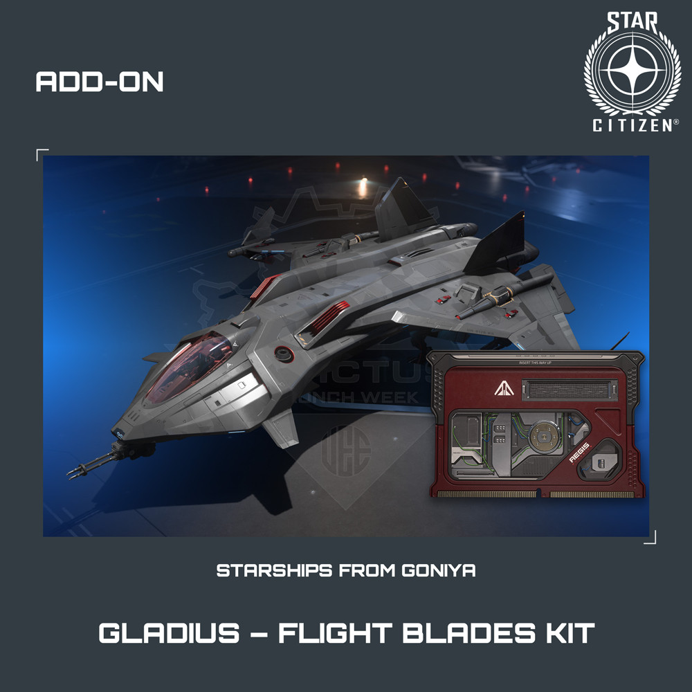STAR CITIZEN – ADD-ONS – GLADIUS – FLIGHT BLADES KIT