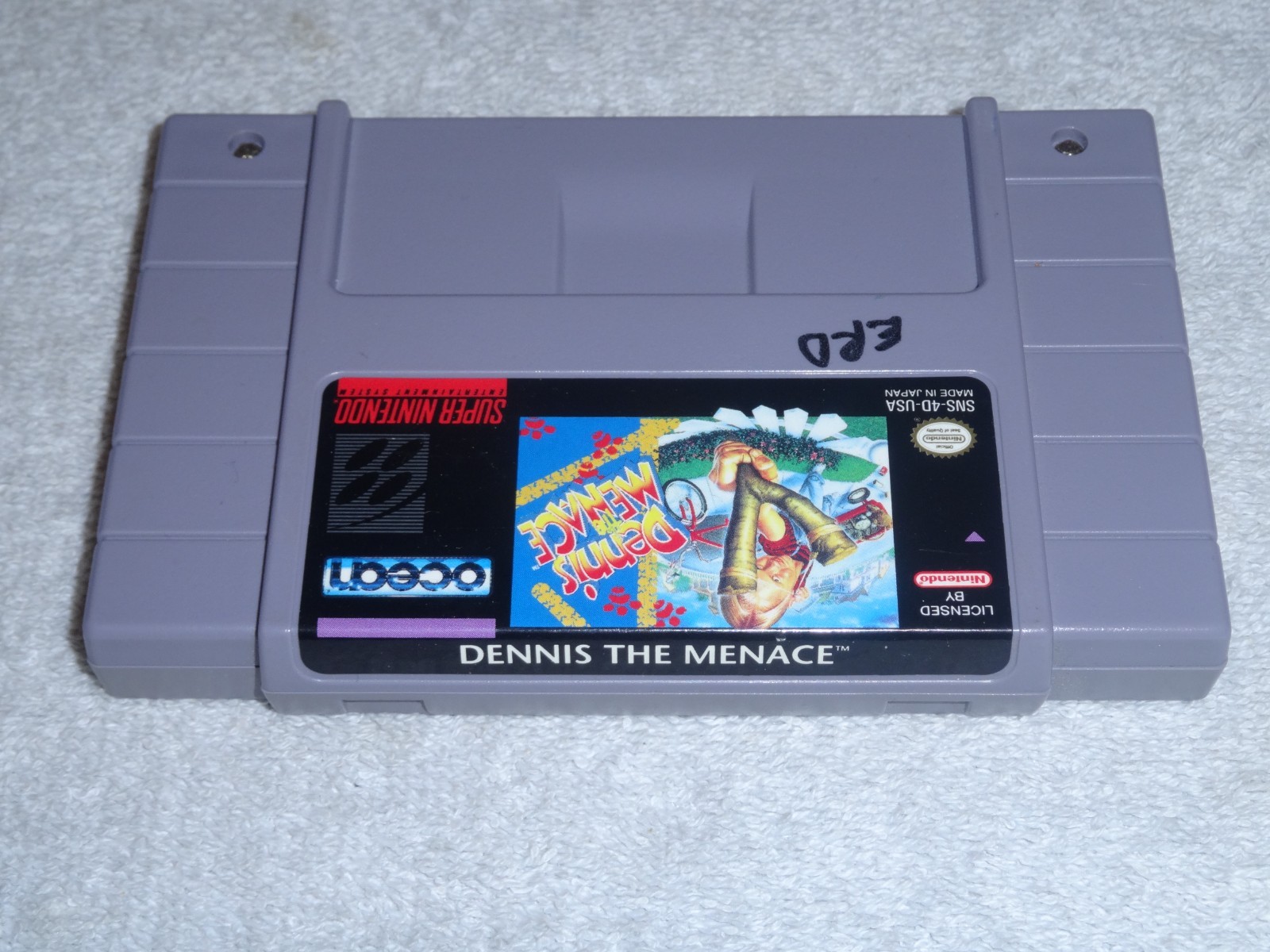 Dennis The Menace Super Nintendo Entertainment System 1993 SNES GAME! CARTRIDGE!