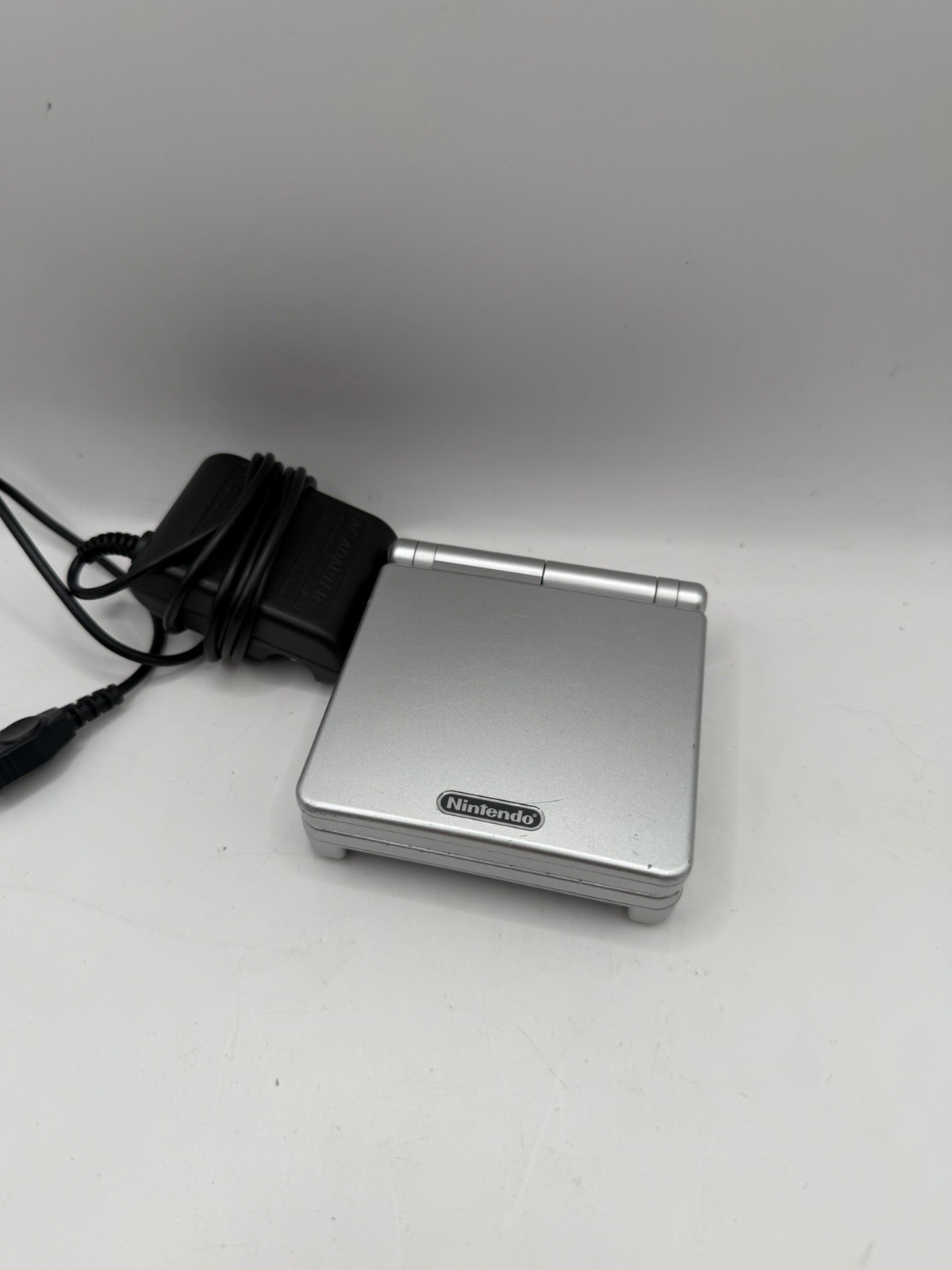 Nintendo Game Boy Advance SP Silver Console AGS-001 Handheld System