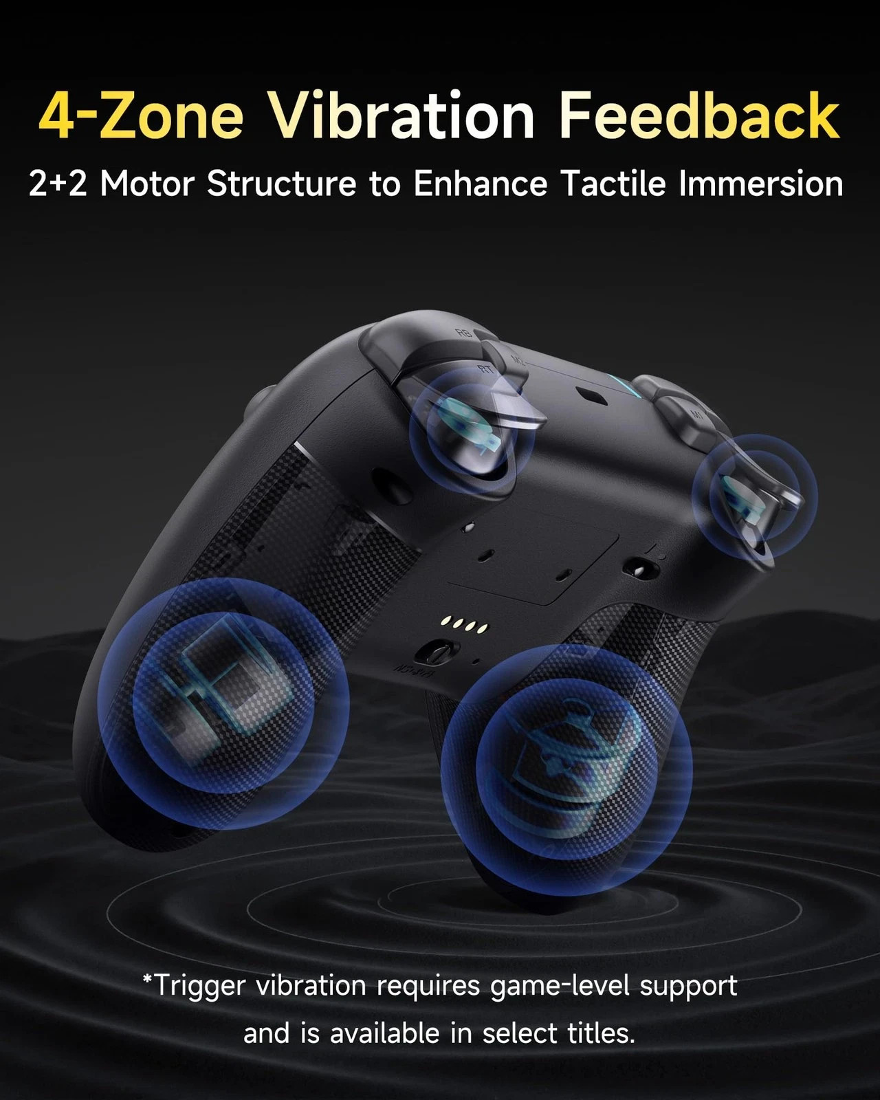 EasySMX X05Pro Wireless PC Controller Quiet-Press Buttons, 2-Stage Impulse NEW!!