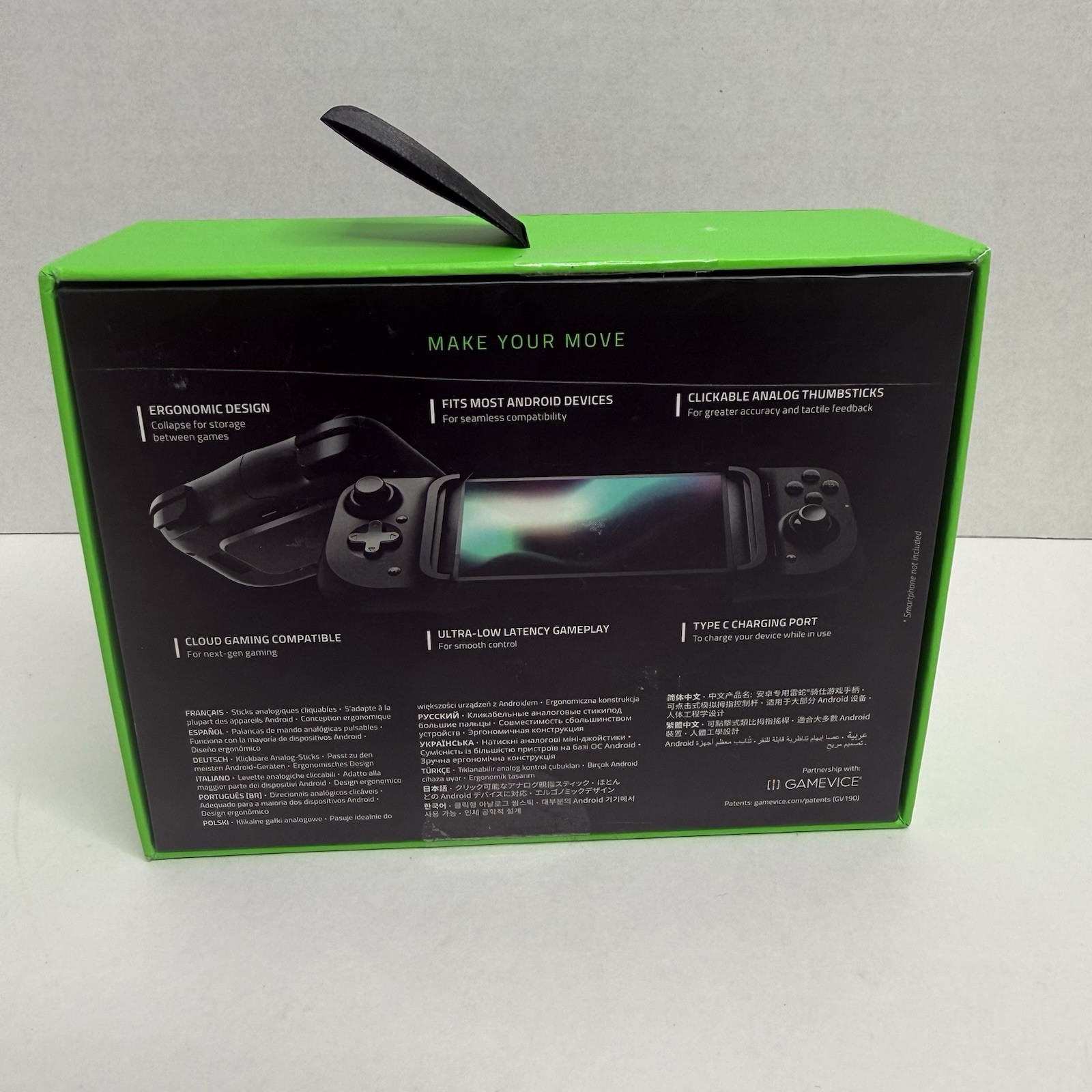 Razer Kishi Universal Gaming Controller for Android USB-C Open Box New