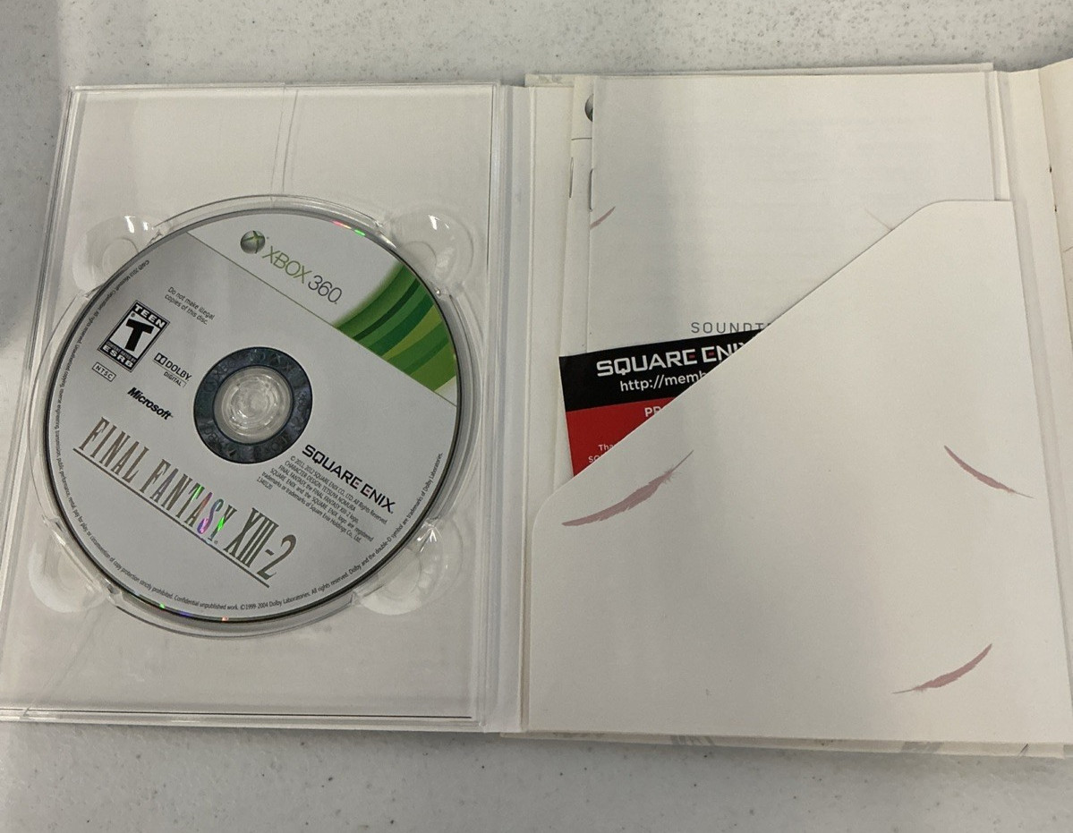 Final Fantasy XIII-2 Collector’s Edition Xbox 360 Complete Tested — S2G —