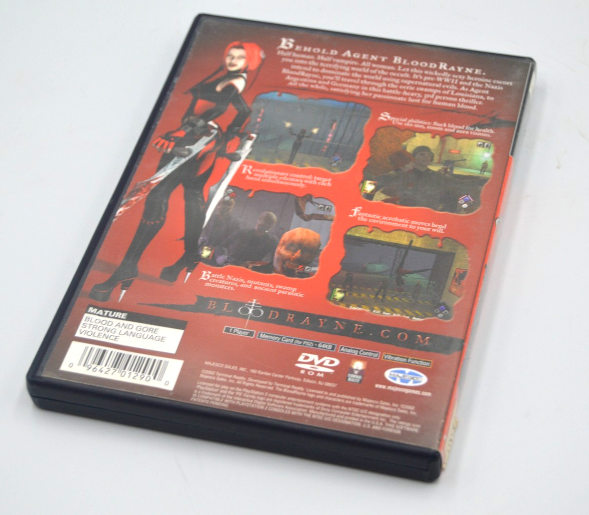 BloodRayne CIB Sony PS2 Complete w/ Case Manual Disc
