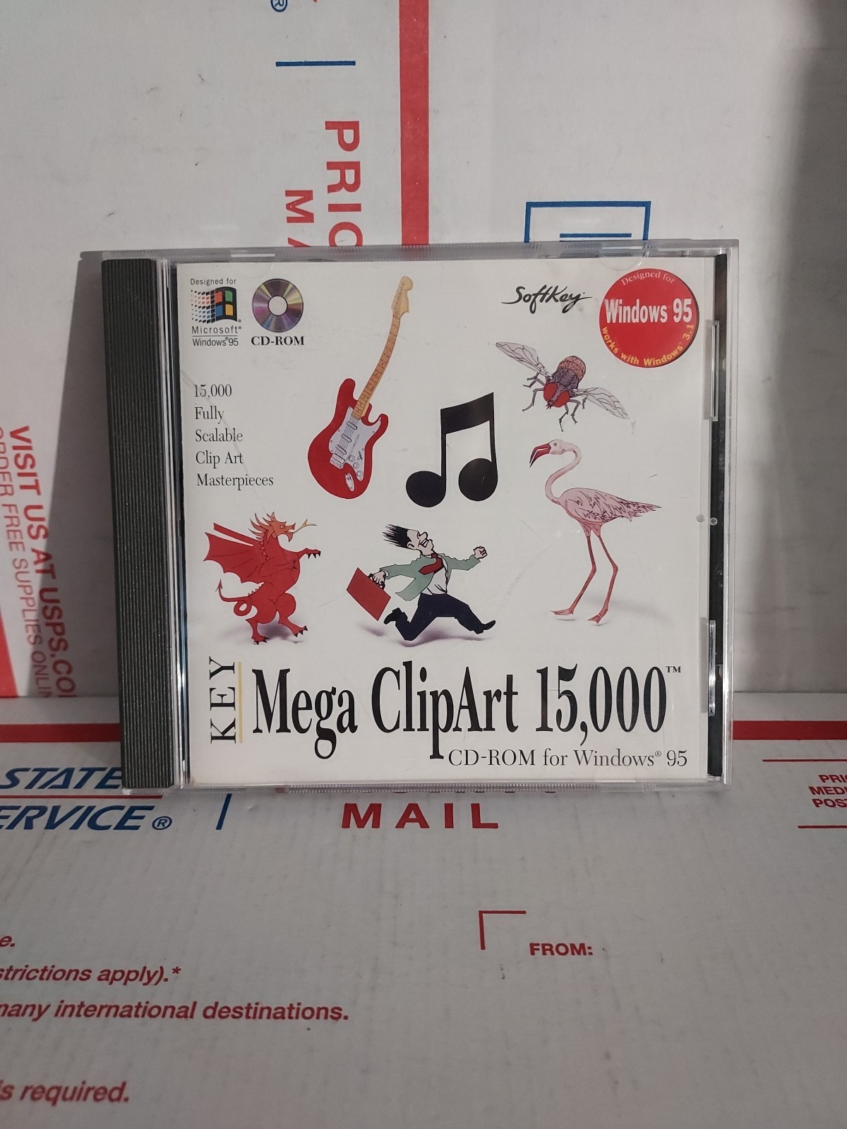 MEGA CLIPART 15,000 VINTAGE PC GAME/SOFTWARE Good Used No Keycode – #163