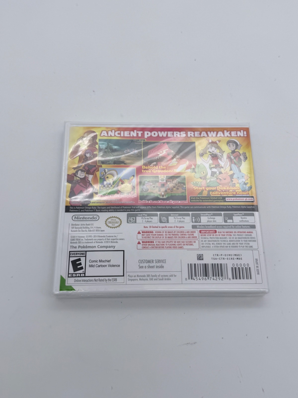 Nintendo 3DS Game Pokemon Omega Ruby Brand New Factory Sealed